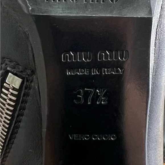 Miu Miu lace up boots - Picture 11 of 11